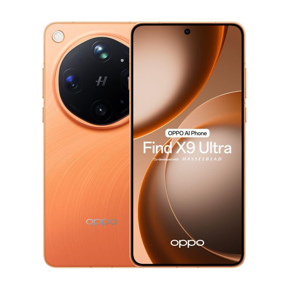 Find X9 Ultra 5G AI 512GB 12GB Ram Display 6.82” Amoled 2K 144Hz Main QuadCamera 200+200+50+50MP, Selfie 50MP, Dual nanoSim (+eSim) ColorOS / 16 Snapdragon 8 Elite Gen5 7050mAh, Orange Canyon - Foto 1