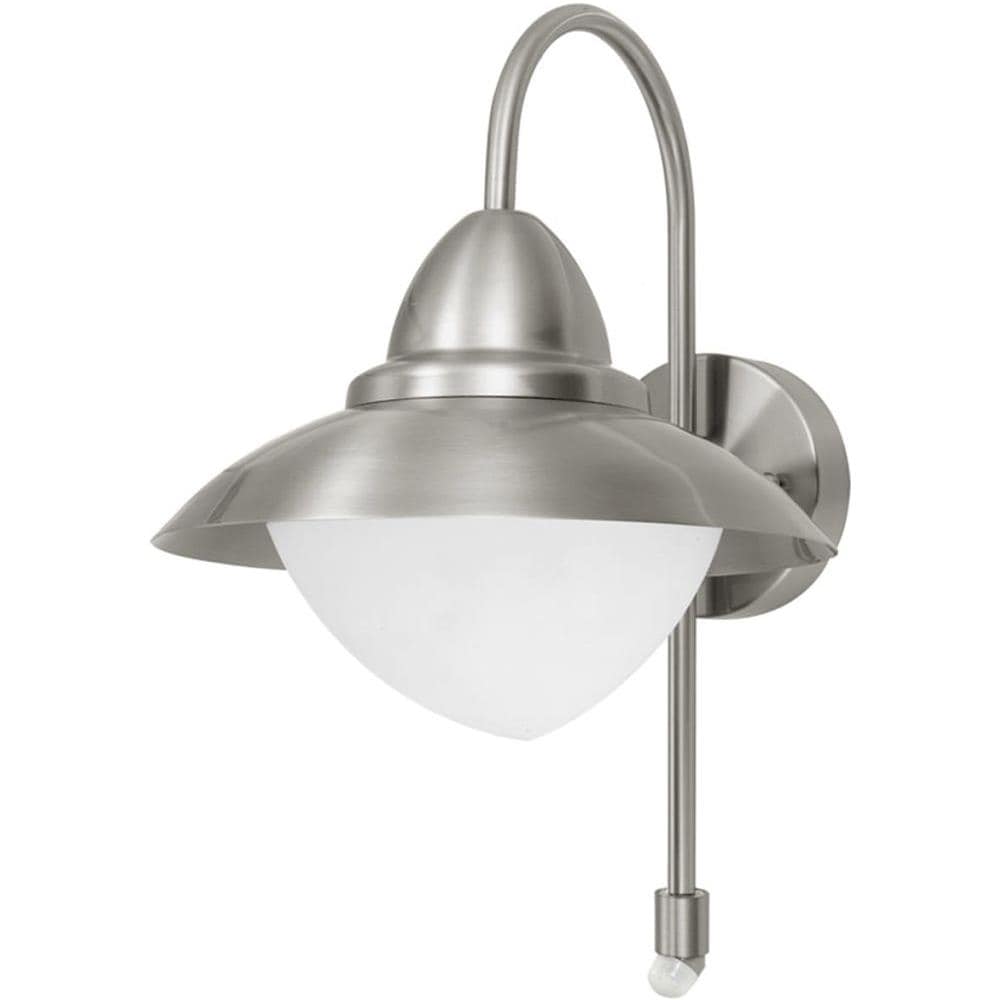 Luce Da Parete Esterna Con Sensore Sidney 60 W Argento 87105 - Foto 1
