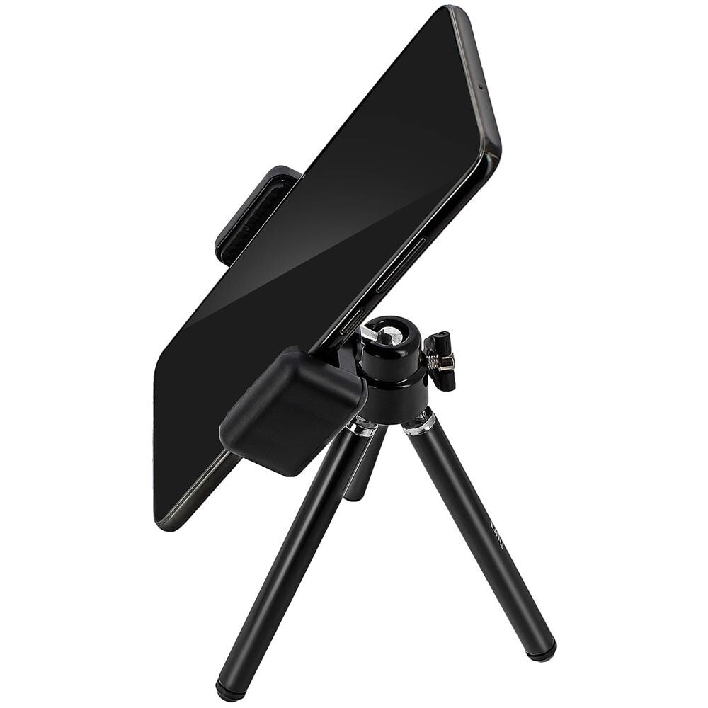 Mini Treppiede Rotante 360° Smartphone Larghezza Da 51 A 85mm Hd-3053 Linq Nero - Foto 2