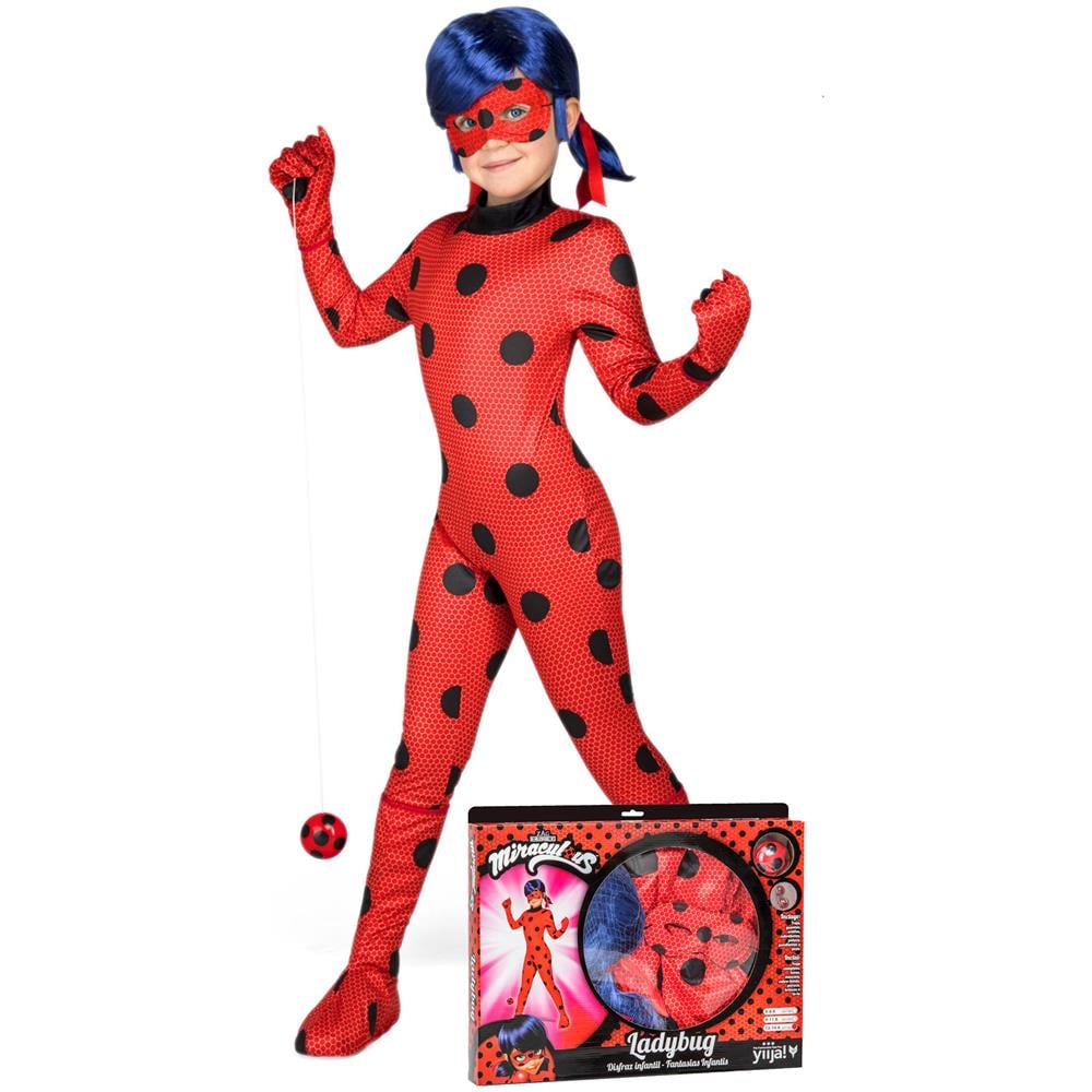 Cofanetto Costume Ladybug Bambina - Taglia: 6 - 8 Ans (125 -135 Cm)  - Foto 1