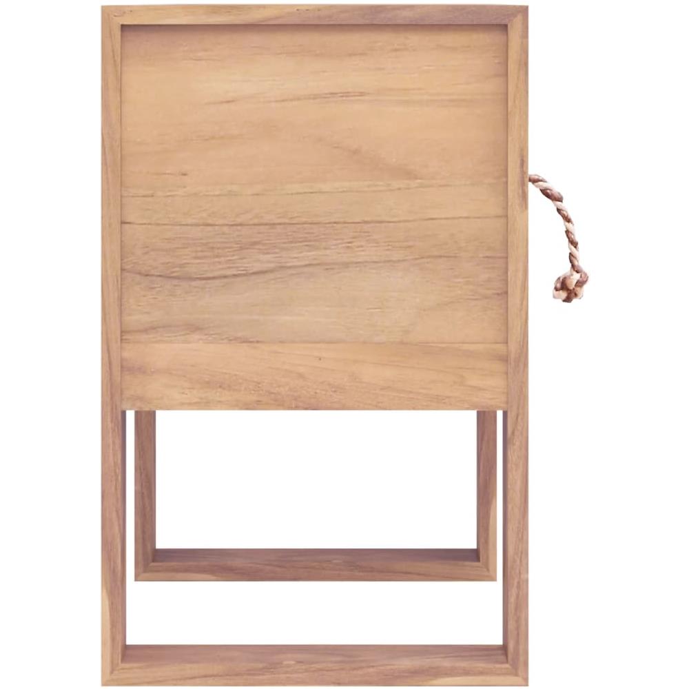 Comodino 40x30x50 Cm In Legno Massello Di Teak - Foto 2