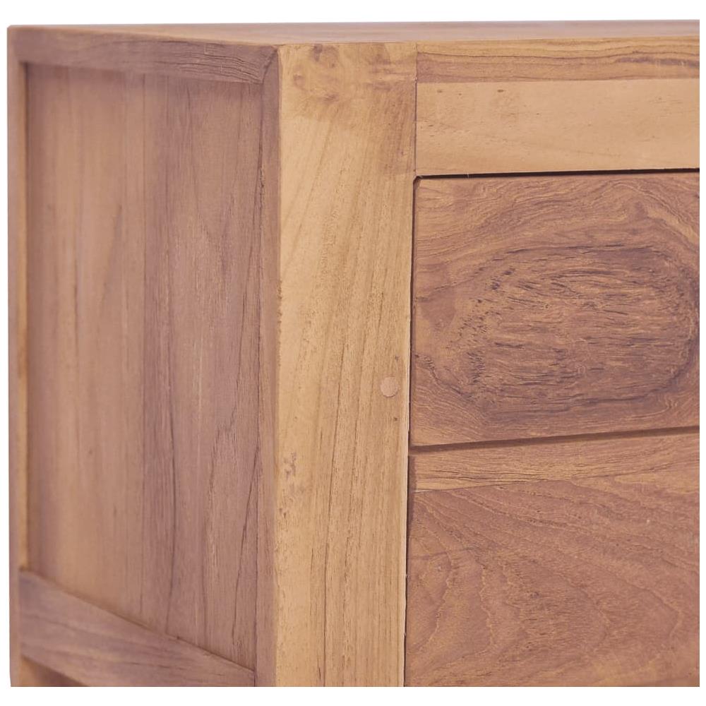 Comodino 40x30x50 Cm In Legno Massello Di Teak - Foto 7