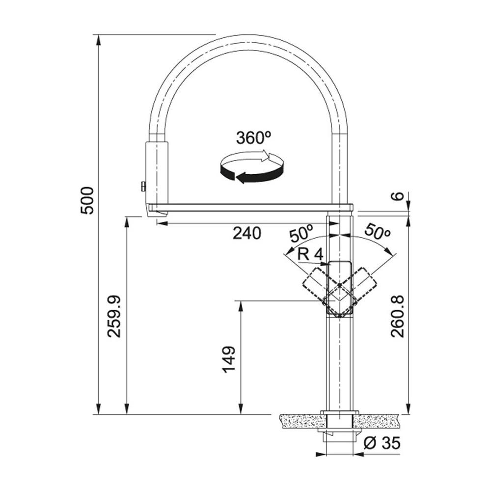 Miscelatore Centinox Neo Doccia Acciaio inox - Foto 2