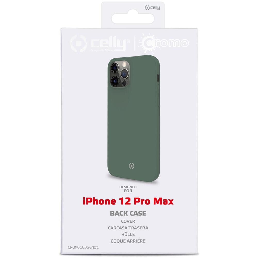 Cromo Custodia Per Cellulare 17 Cm (6.7'') Cover Verde - Foto 3
