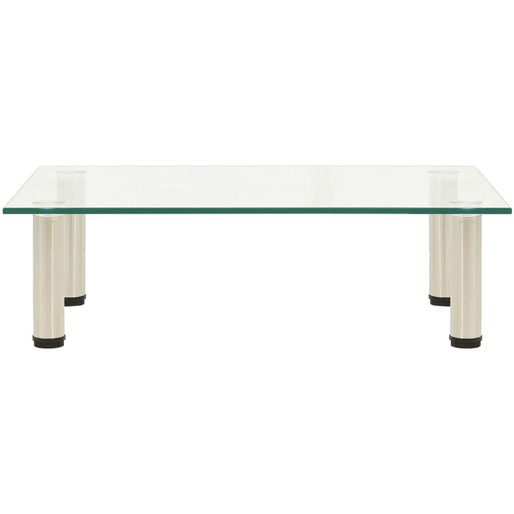 Mobile Porta TV Trasparente 60x35x17 cm in Vetro Temperato - Foto 2