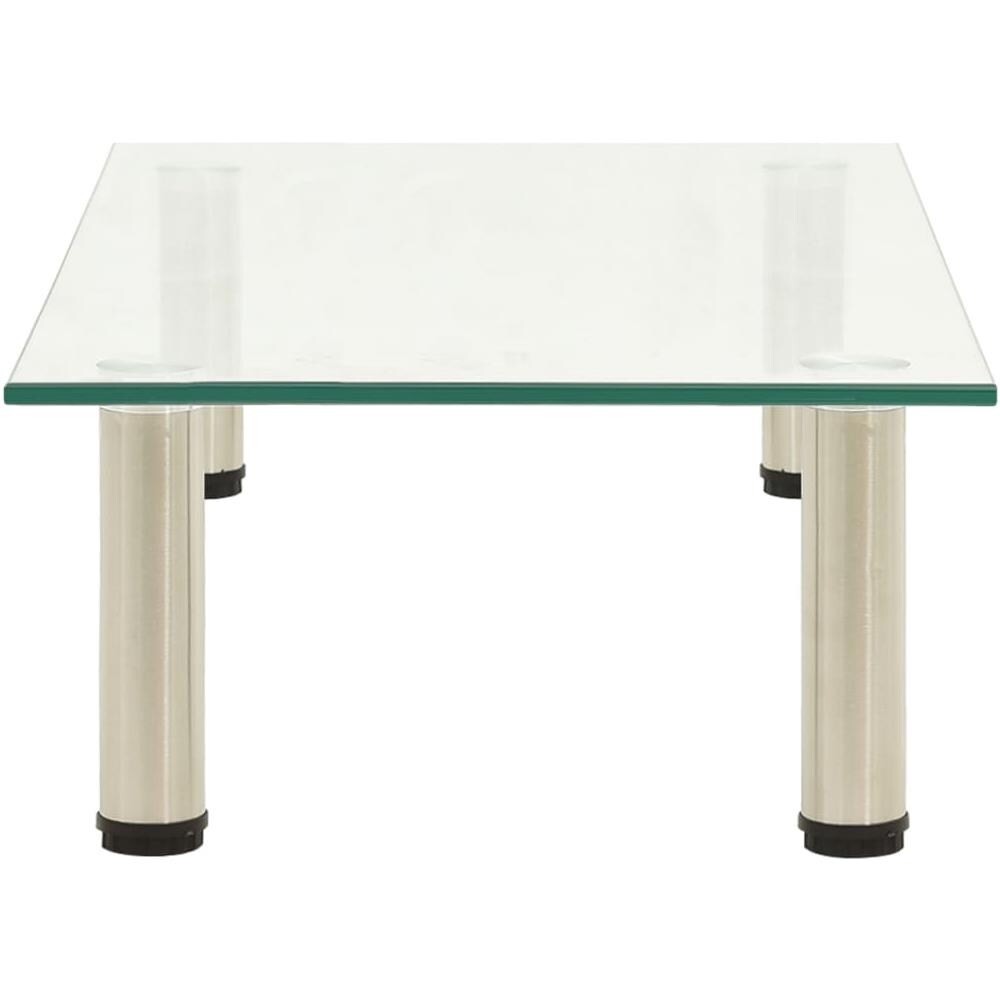 Mobile Porta TV Trasparente 60x35x17 cm in Vetro Temperato - Foto 3