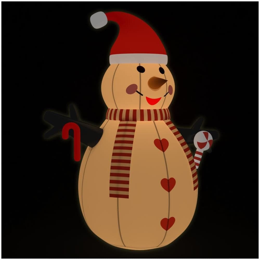 Pupazzo Di Neve Gonfiabile Con Led 250 Cm - Foto 2