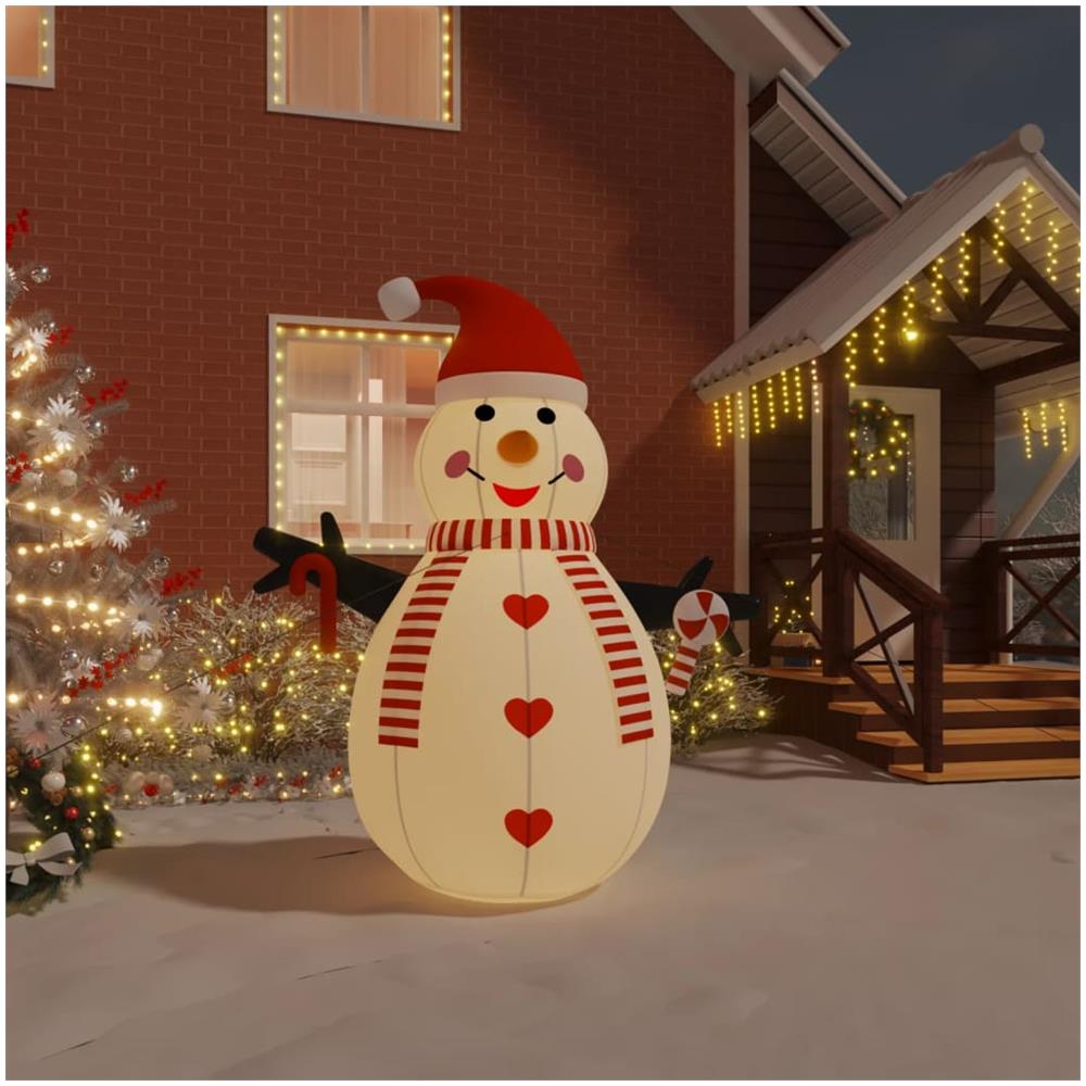 Pupazzo Di Neve Gonfiabile Con Led 250 Cm - Foto 1