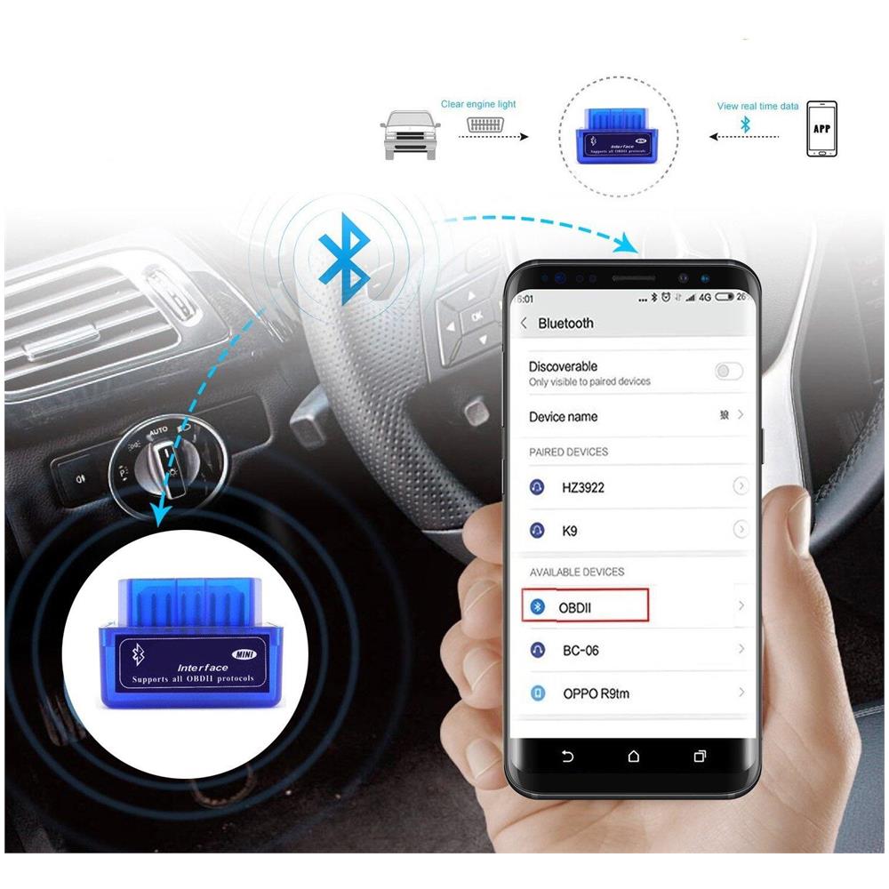 Obd-2 Mini Dispositivo Diagnostico Codice Errore V. 2.1 - Bluetooth - Foto 2