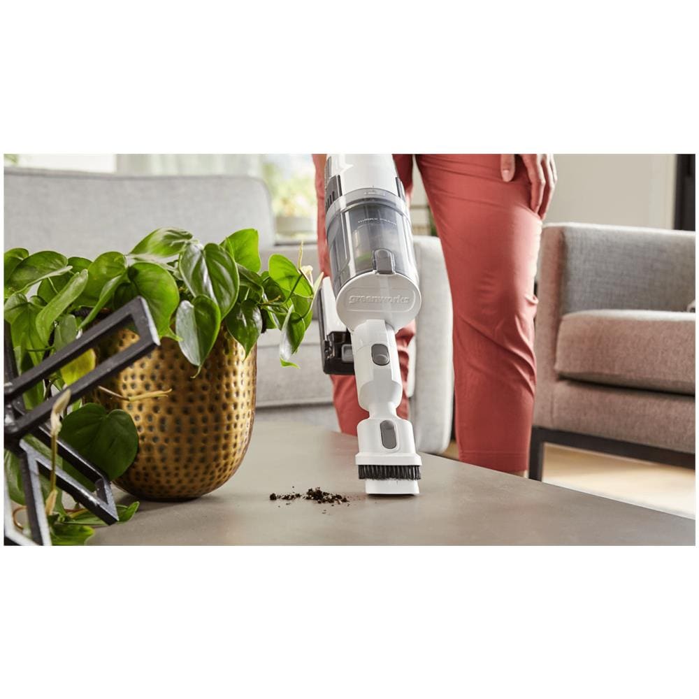 GR4701107UBVT scopa elettrica Aspirapolvere a bastone Batteria Secco HEPA Senza sacchetto Bianco 4 Ah - Foto 2