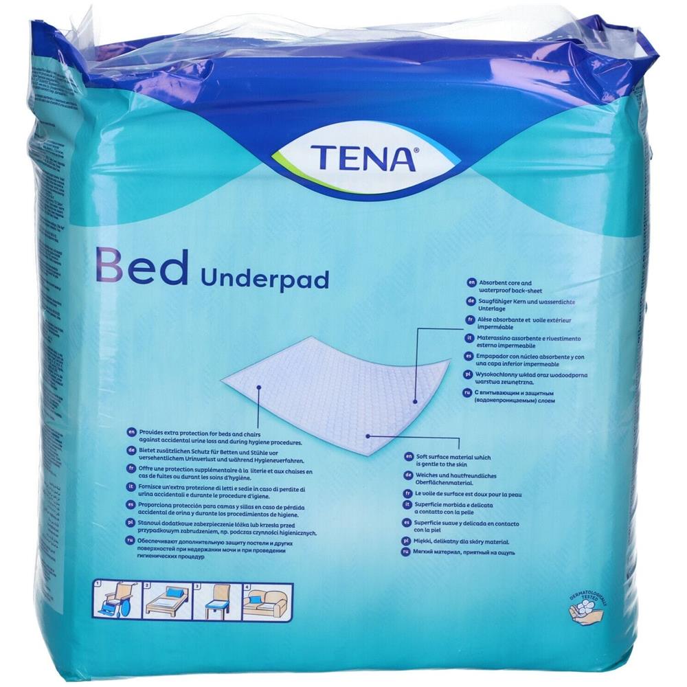 Traversa per Incontinenza Tena Bed Plus Non Rimboccabile 60X90CM 35 Pezzi - Foto 2