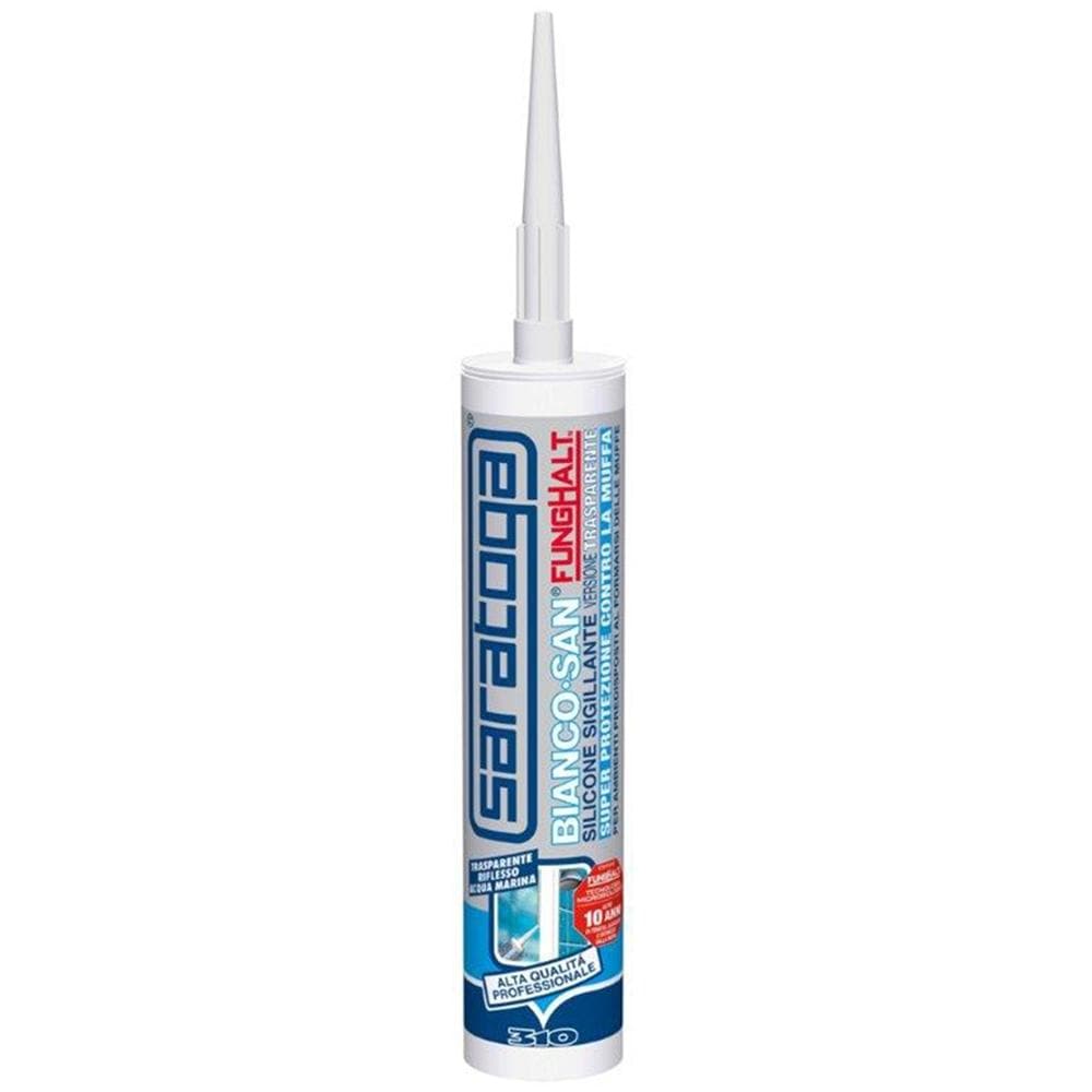 Silicone Biancosan Funghalt, Antimuffa, Igienico, Resistente Nel Tempo Trasparente - Foto 1