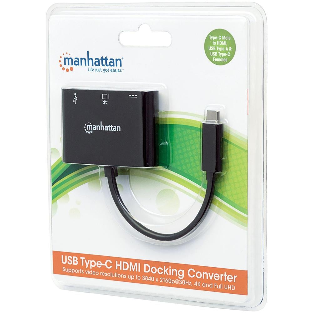 IADAP USB31-HDMIP - Adattatore USB-C M a USB A, USB-C e HDMI Nero - Foto 2