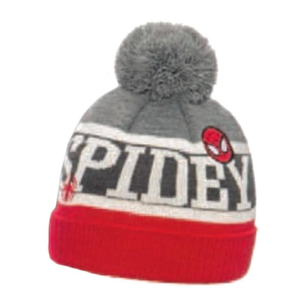 Berretto Bambino Spider Man Unica Rosso Grigio - Foto 1