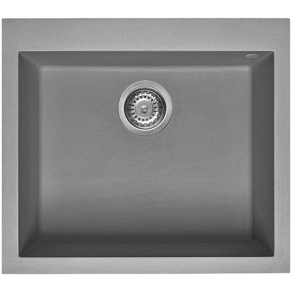 Lavello da Incasso 1 Vasca Dimensioni 50 x 40 cm Colore Cemento - Foto 1