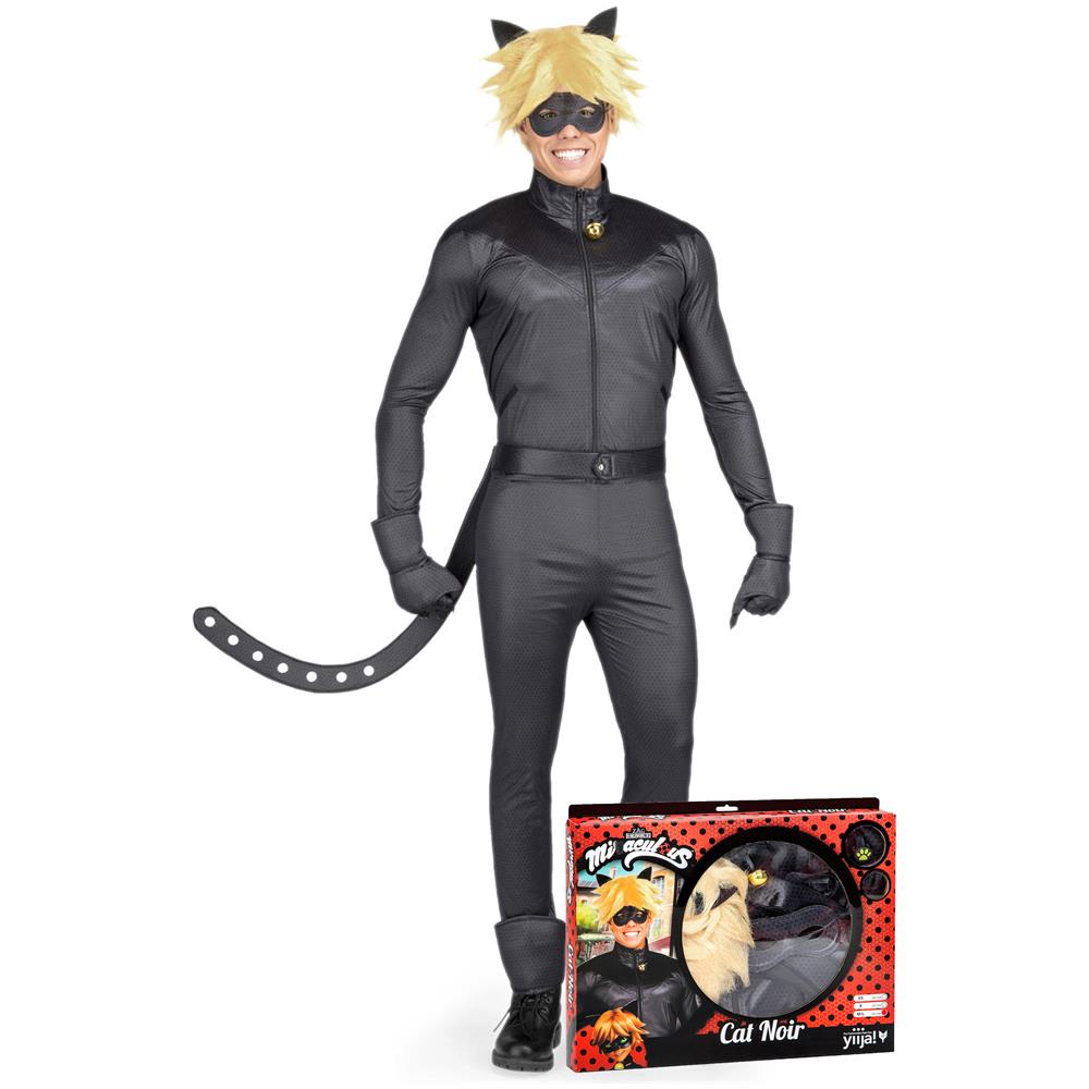 Cofanetto Travestimento Chat Noir Miraculous Adulto - Taglia: M / L - Foto 1