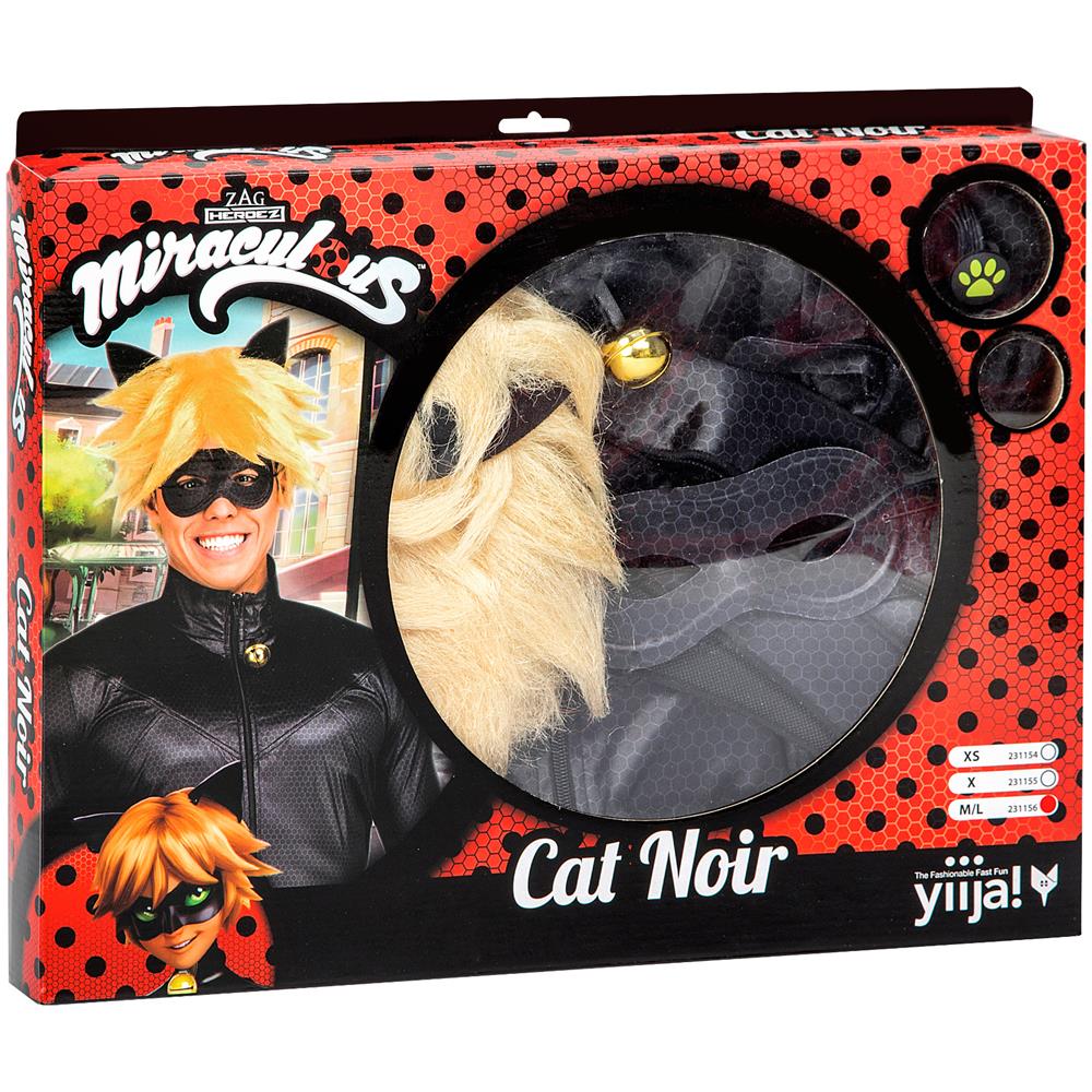 Cofanetto Travestimento Chat Noir Miraculous Adulto - Taglia: M / L - Foto 2
