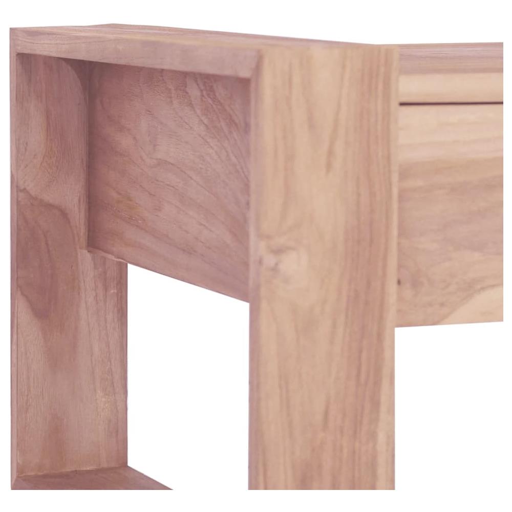 Tavolino Da Caffè 110x60x40 Cm In Legno Massello Di Teak - Foto 7