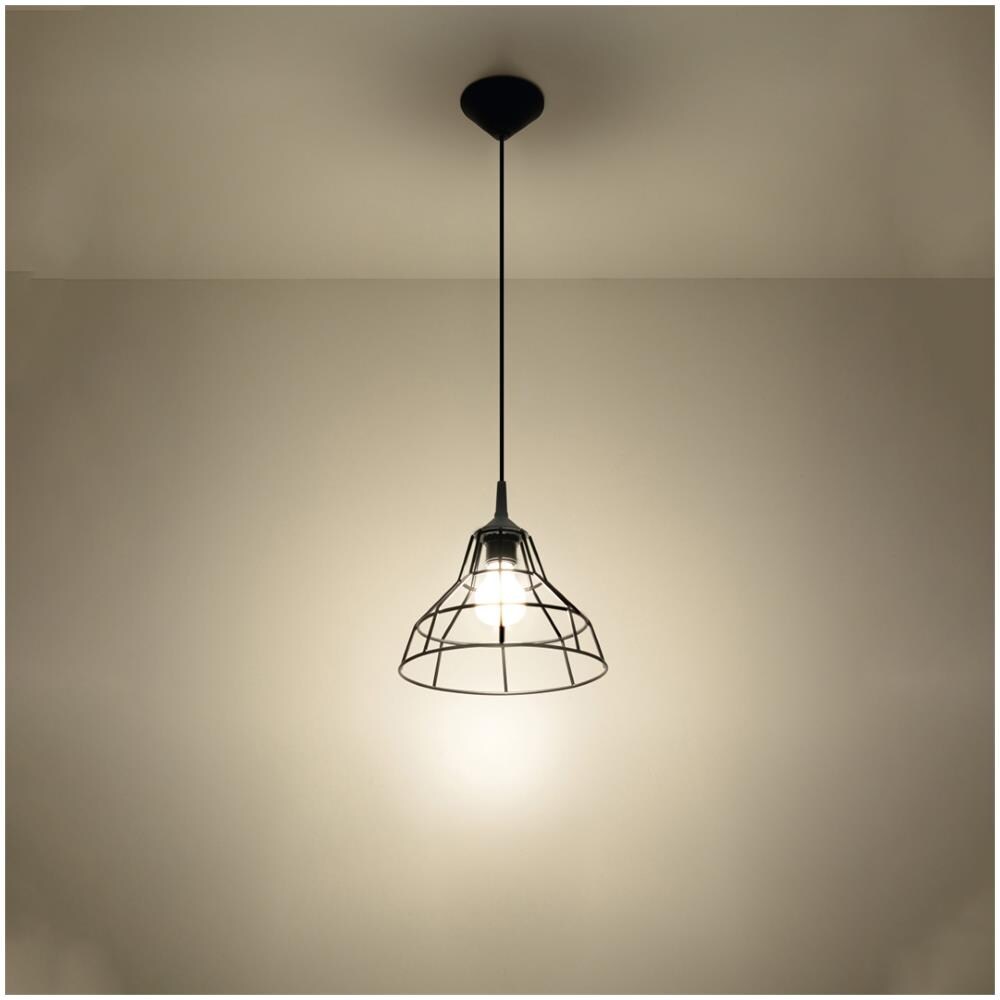 Anata - Lampadario A Sospensione In Acciaio, Colore: Nero - Foto 12