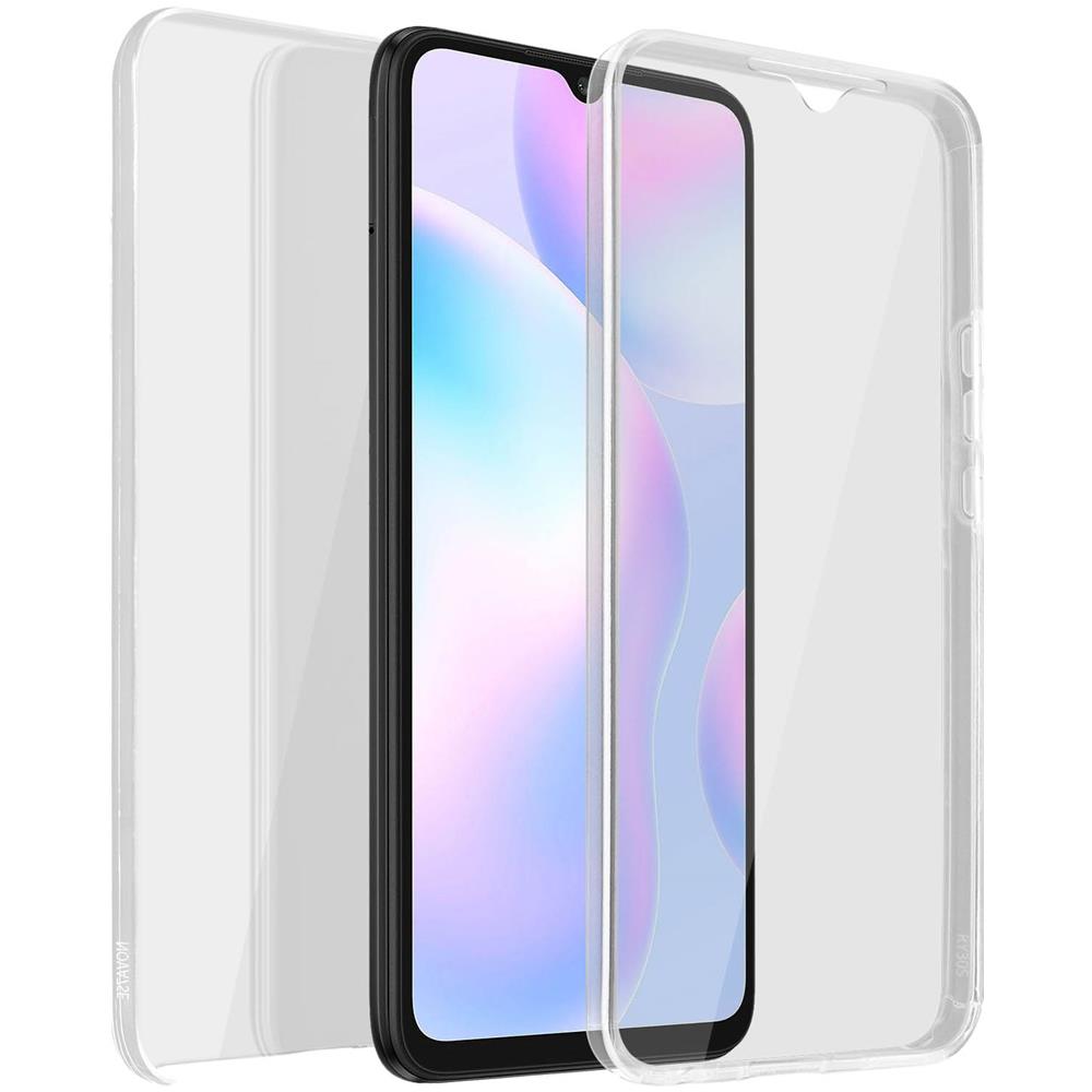 Cover Xiaomi Redmi 9a Silicone Fronte Retro Ricopre Lo Schermo Trasparente - Foto 1