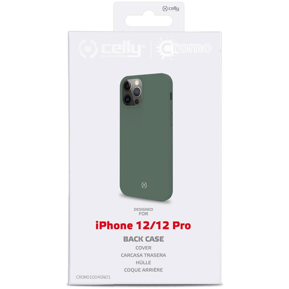 Cromo Custodia Per Cellulare 15,5 Cm (6.1'') Cover Verde - Foto 2