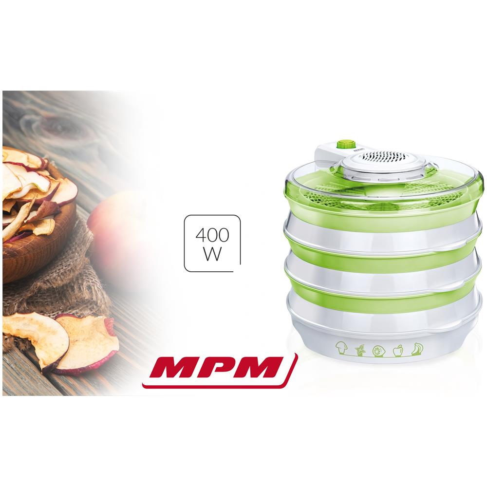 Msg-06 Essiccatore Di Alimenti, 6 Vassoi, Senza Bpa, 2 Livelli Di Potenza 400w - Foto 4