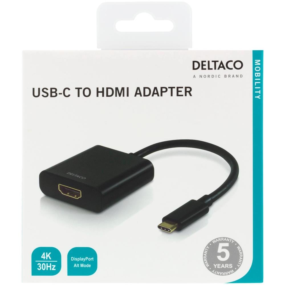 Adattatore Da Usb-c A Hdmi, 4096x2160 30hz, Nero - Foto 2