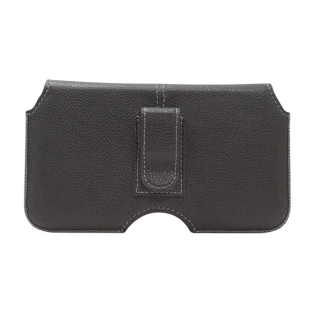 Borsa Orizzontale Clip Da Cintura Universale Media Fino A Circa 5 Pollici Nero - Foto 1