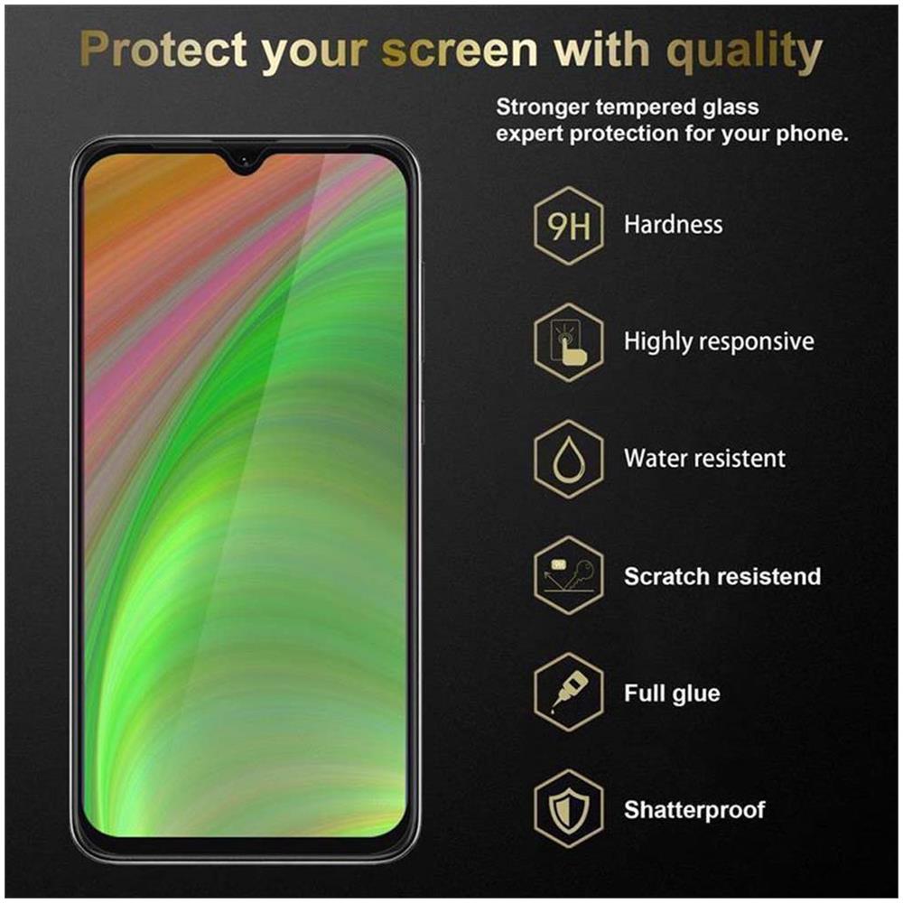Pellicola Armatura A Schermo Intero Compatibile Con Xiaomi Mi Cc9 In Trasparente Con Nero - Vetro Temperato (tempered) Di Protezione Del Display In Durezza 9h Con 3d Touch - Foto 2