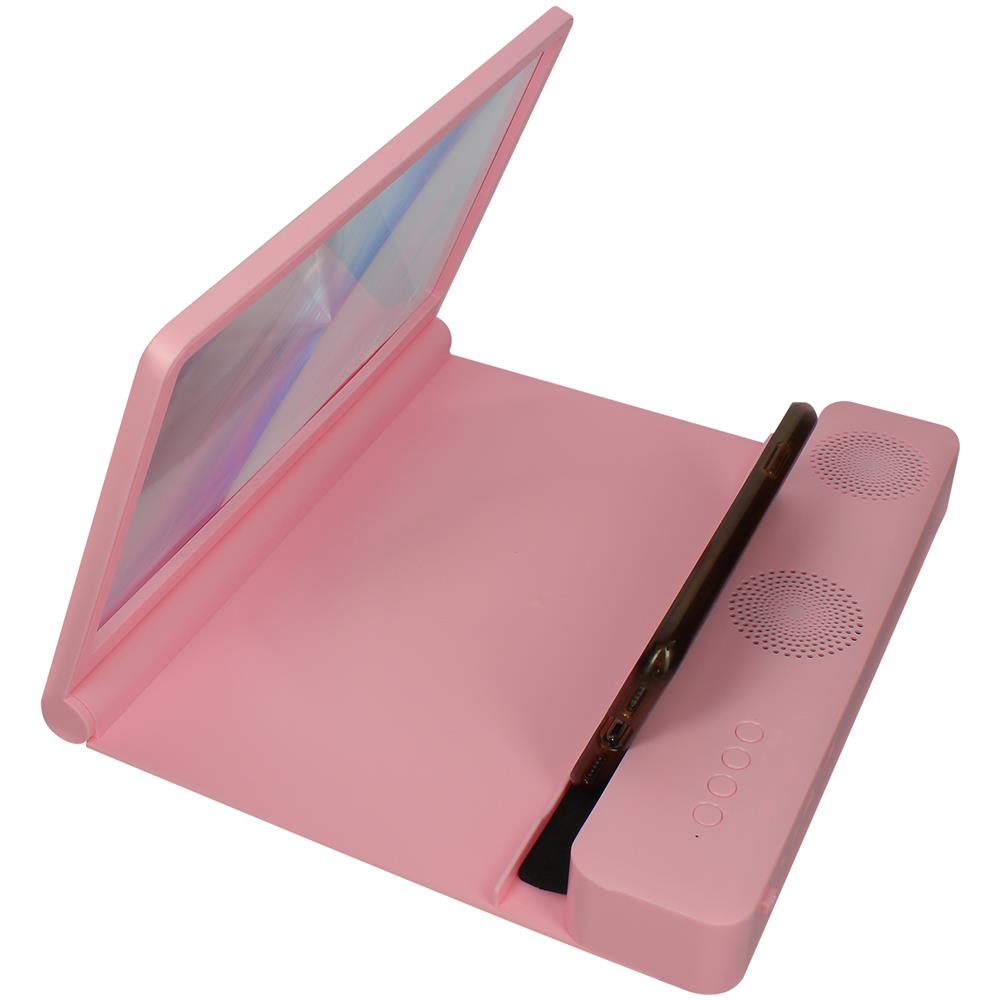 Amplificatore Schermo Per Smartphone Zoom X3 Con Altoparlante Bluetooth 5.0 - Foto 1