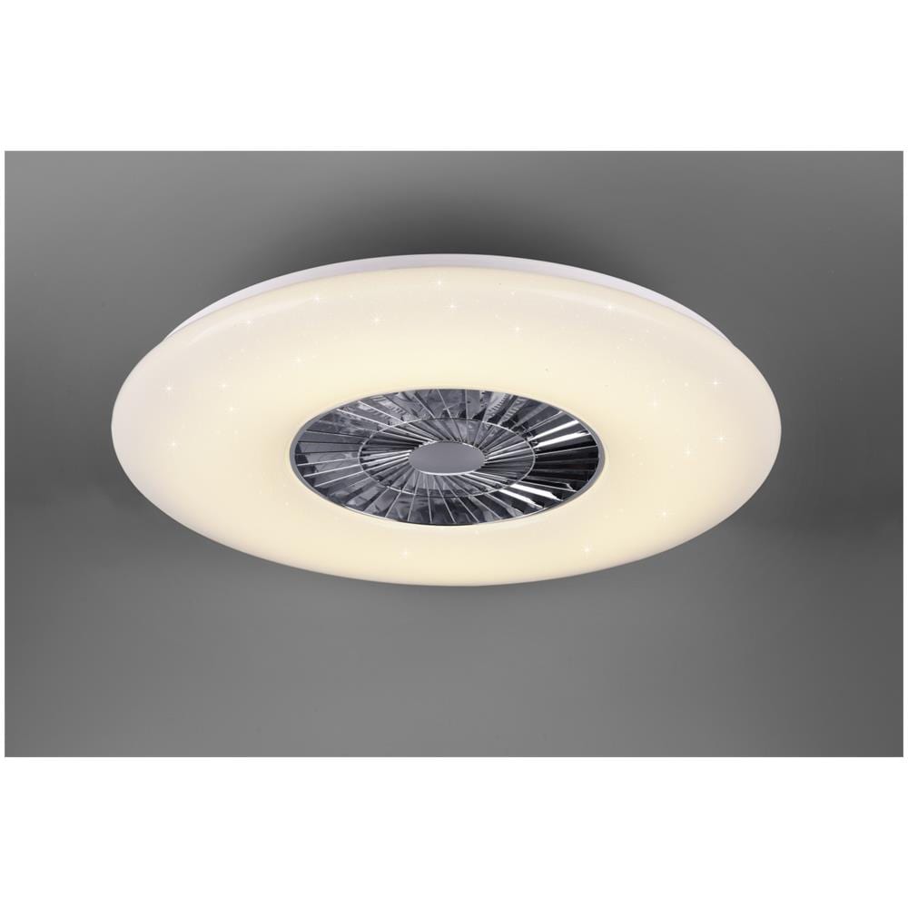 Visby Ventilatore E Plafoniera Led Con Effetto Cielo Stellato Con Telecomando Multifunzione Regolazi - Foto 1