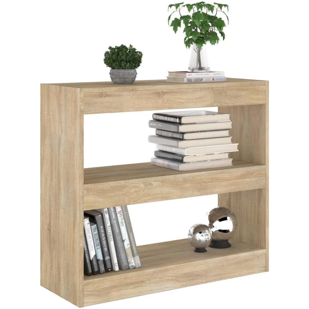 Libreria / divisorio Rovere Sonoma 80x30x72 Cm - Foto 3