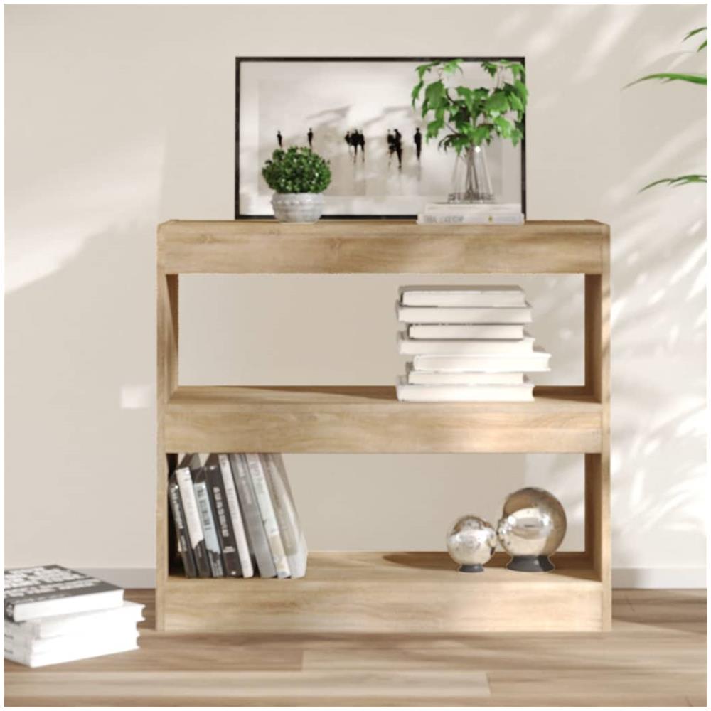 Libreria / divisorio Rovere Sonoma 80x30x72 Cm - Foto 1