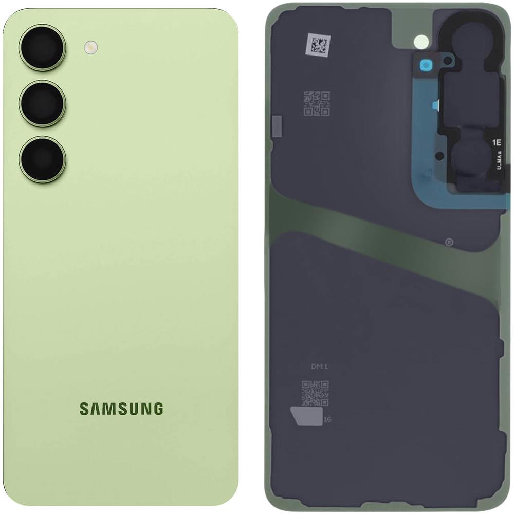 Vetro Retro Originale Galaxy S23 + Lente Fotocamera, Lime - Foto 4