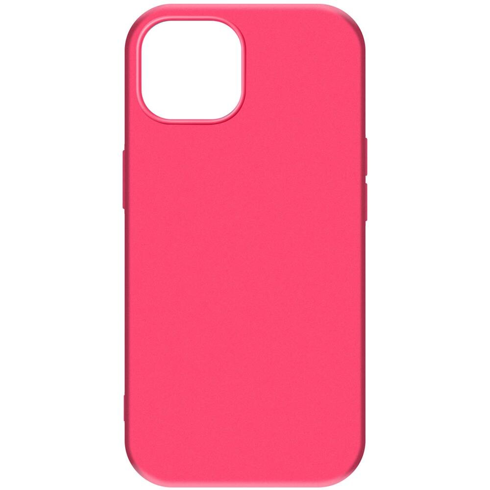 Cover Per Iphone 15 Silicone Premium Semi-rigido Opaca Soft-touch Fucsia - Foto 1