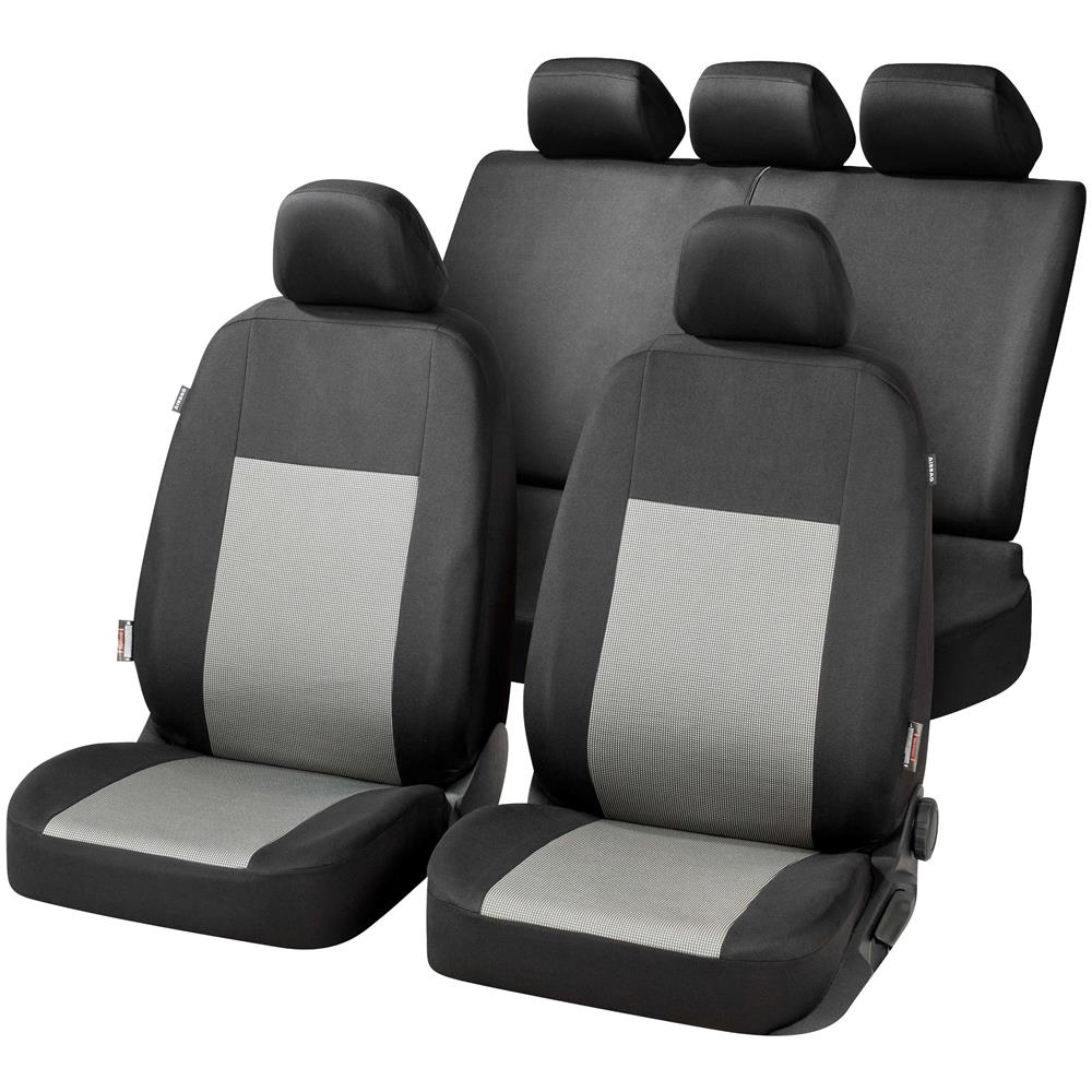 Coprisedili Auto Belmont Set Completo Nero /grigio - Foto 1