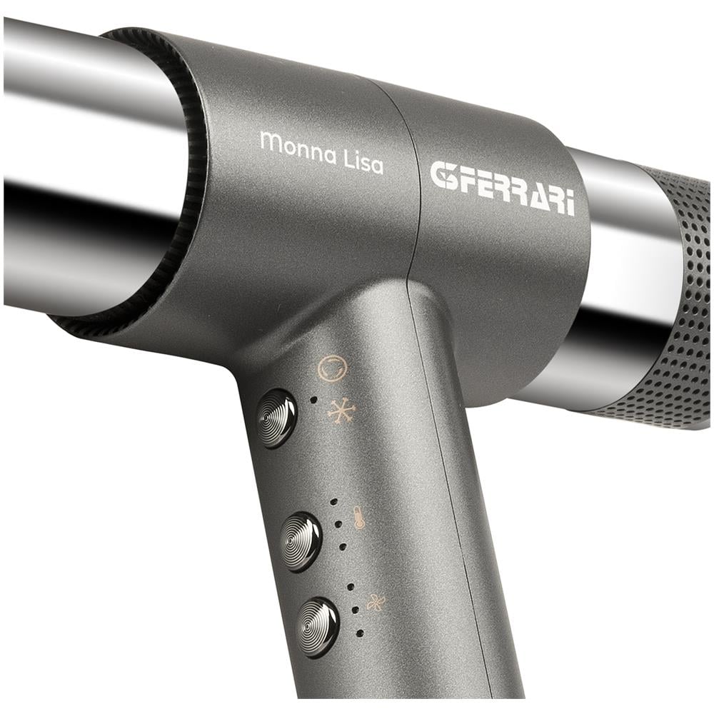 Asciugacapelli Professionale Monna Lisa G30061 Potenza 2000 W Colore Grigio - Foto 2