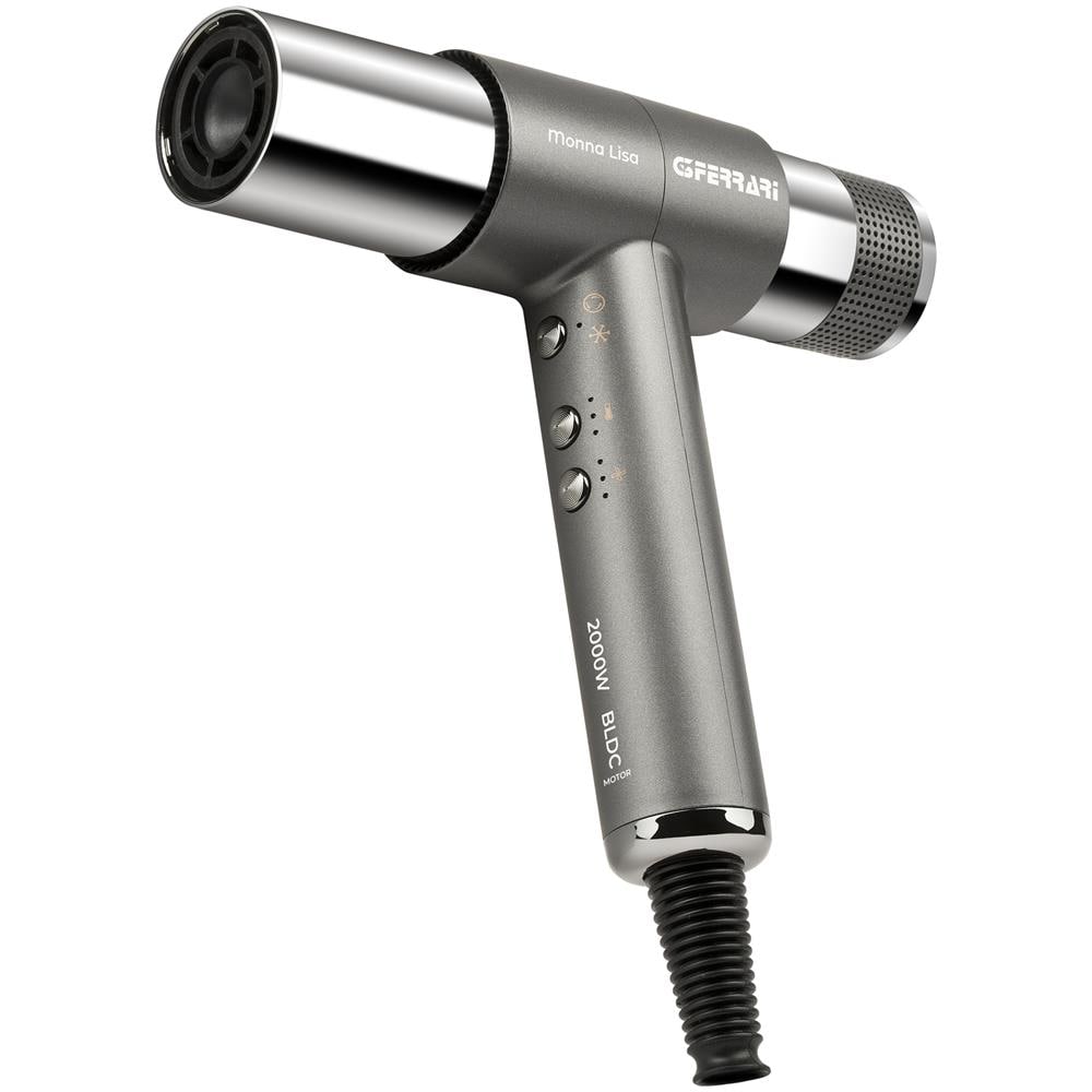 Asciugacapelli Professionale Monna Lisa G30061 Potenza 2000 W Colore Grigio - Foto 1
