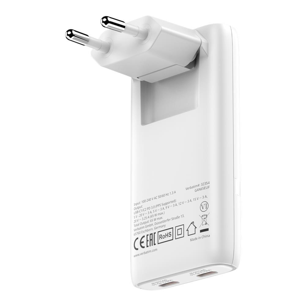 32355 Caricabatterie per dispositivi mobili Computer portatile, Smartphone, Tablet Bianco AC Ricarica rapida Interno - Foto 1