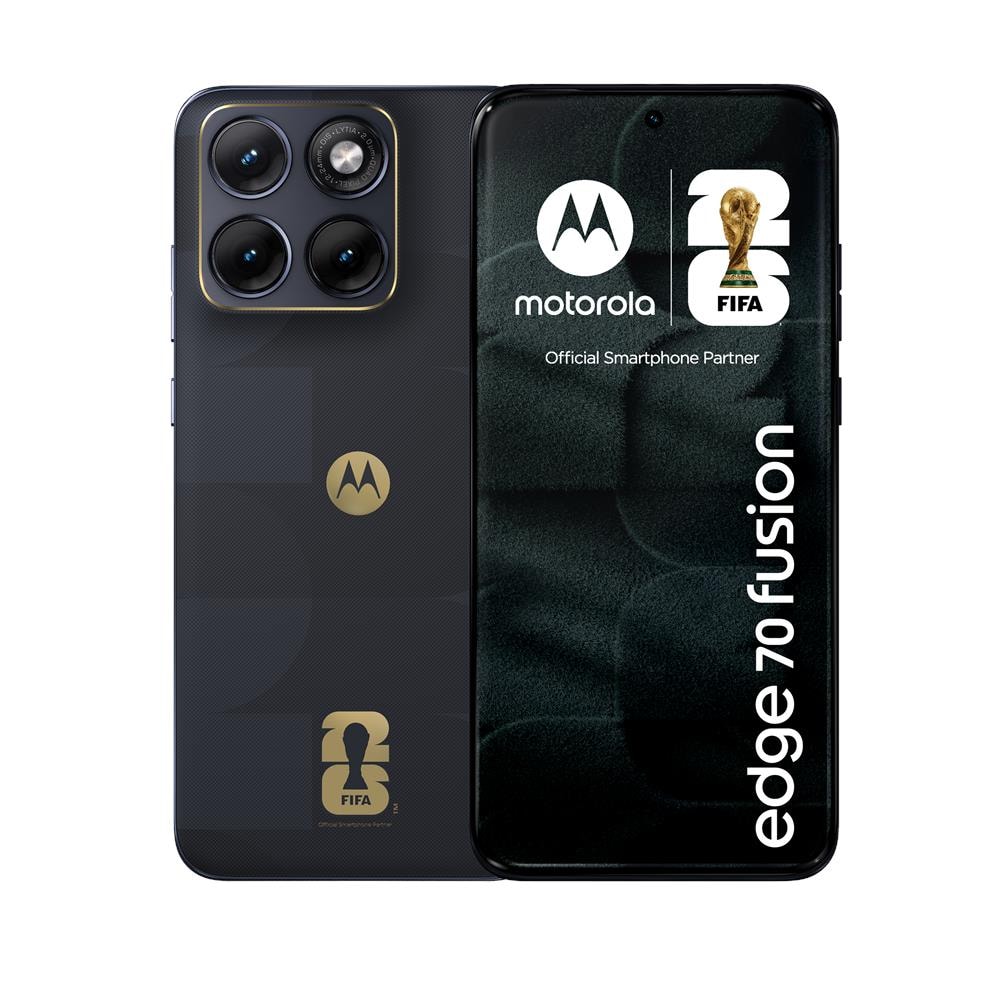 Edge 70 Fusion 5G FIFA World Cup 26 256GB 8GB Ram Display 6,78" Extreme AMOLED Main Camera 50+13MP Selfie 32MP DualSim: nanoSim+eSim USB Type-C Android16 Snapdragon 7s Gen3 5200mAh PANTONE Silhouette - Foto 1