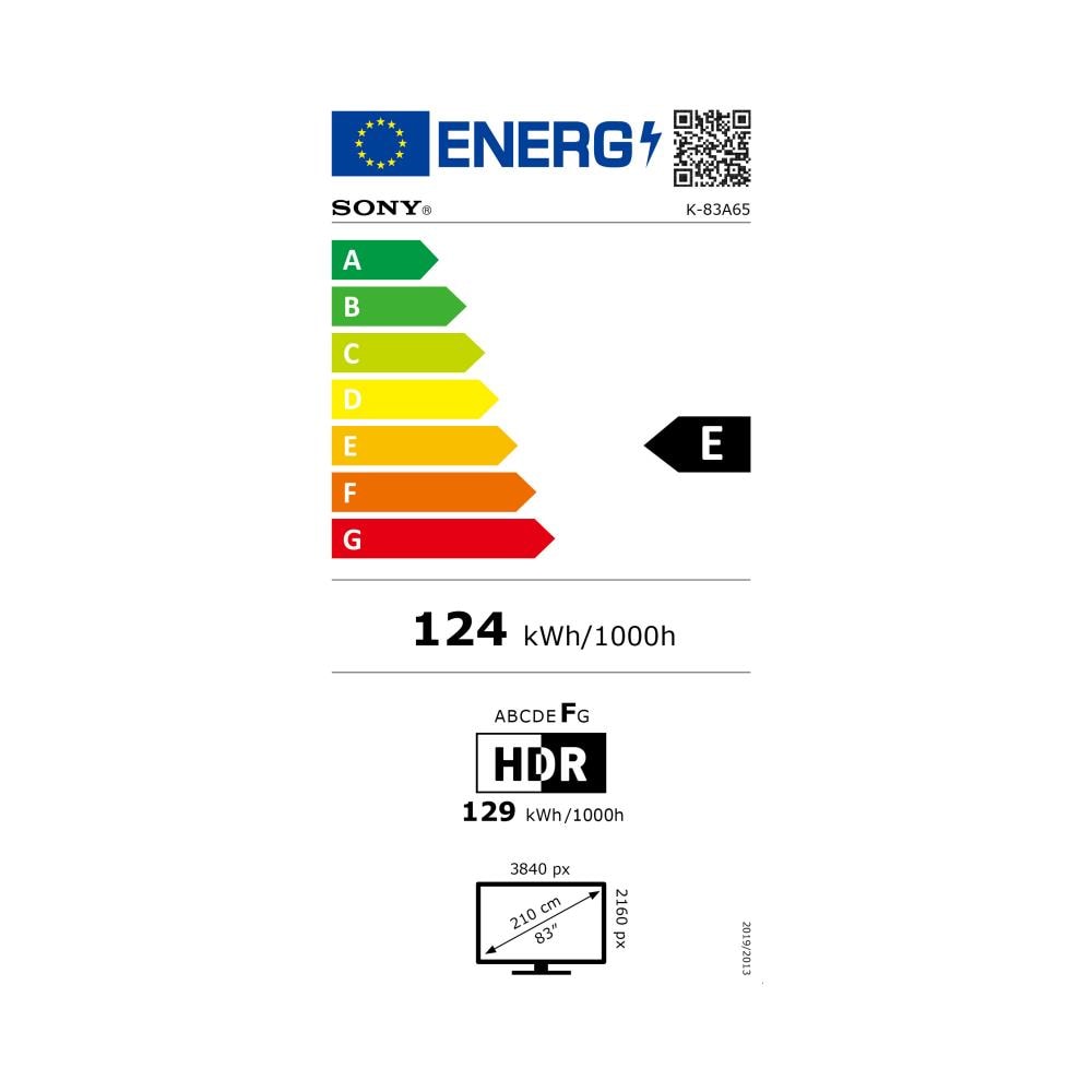 K-83A65 83" 4K Ultra HD Smart TV Wi-Fi Nero - Foto 2