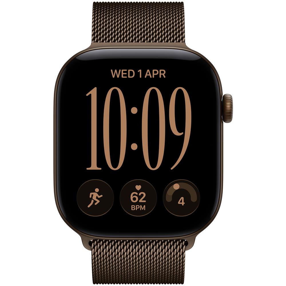 Watch Series 12 GPS + Cellular, cassa 46 mm in alluminio color bronzo scuro con loop in maglia milanese color bronzo scuro - M /L - Foto 2