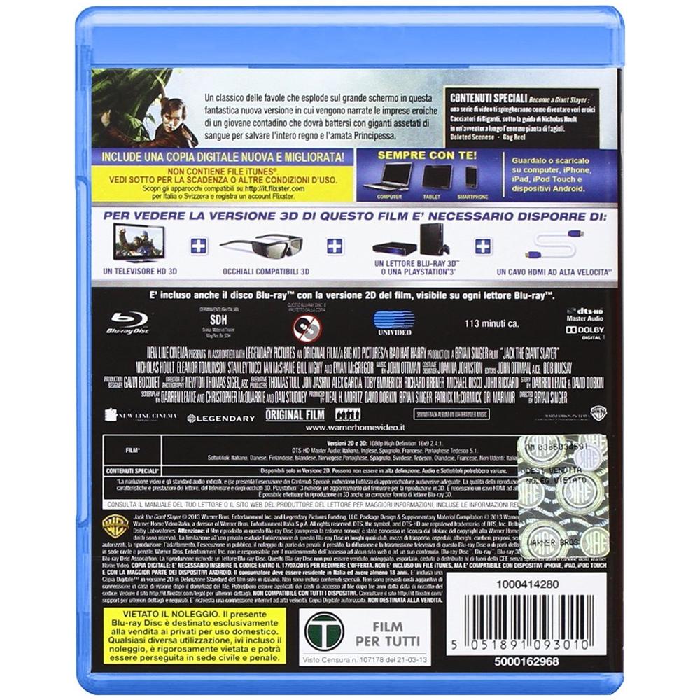 Il Cacciatore Di Giganti (3D) (Blu-Ray+Blu-Ray 3D+Digital Copy) - Foto 2