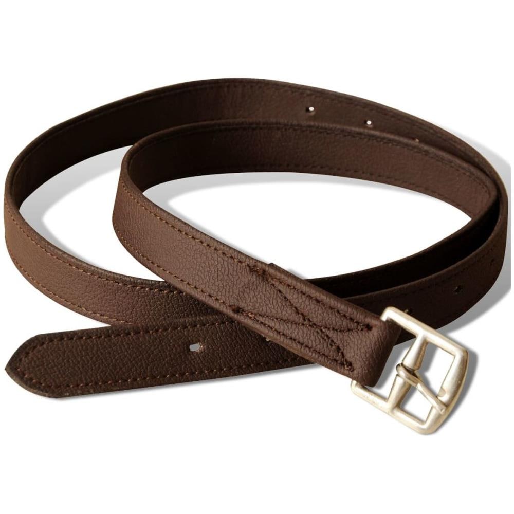 Set Sella Equitazione 17,5"" In Pelle Naturale Marrone 12 Cm 5-in-1 - Foto 18