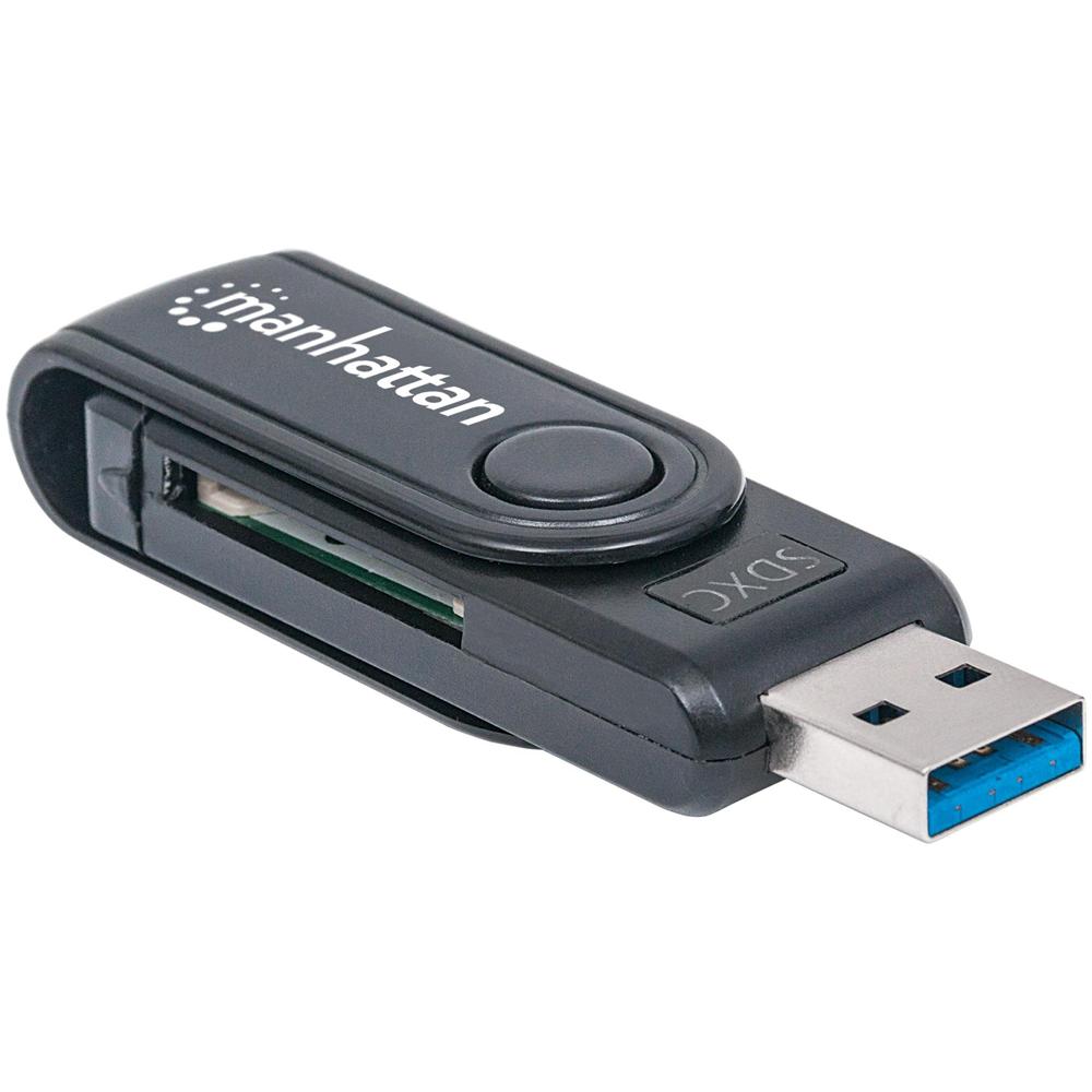 IUSB-CARD-981 - Mini Lettore / Scrittore di Card USB 3.0, 24 in 1 Bianco - Foto 2