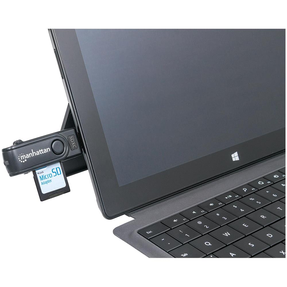 IUSB-CARD-981 - Mini Lettore / Scrittore di Card USB 3.0, 24 in 1 Bianco - Foto 8