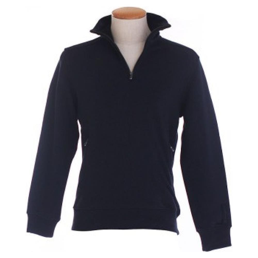 Champion Felpa Uomo Mezza Zip Blu
