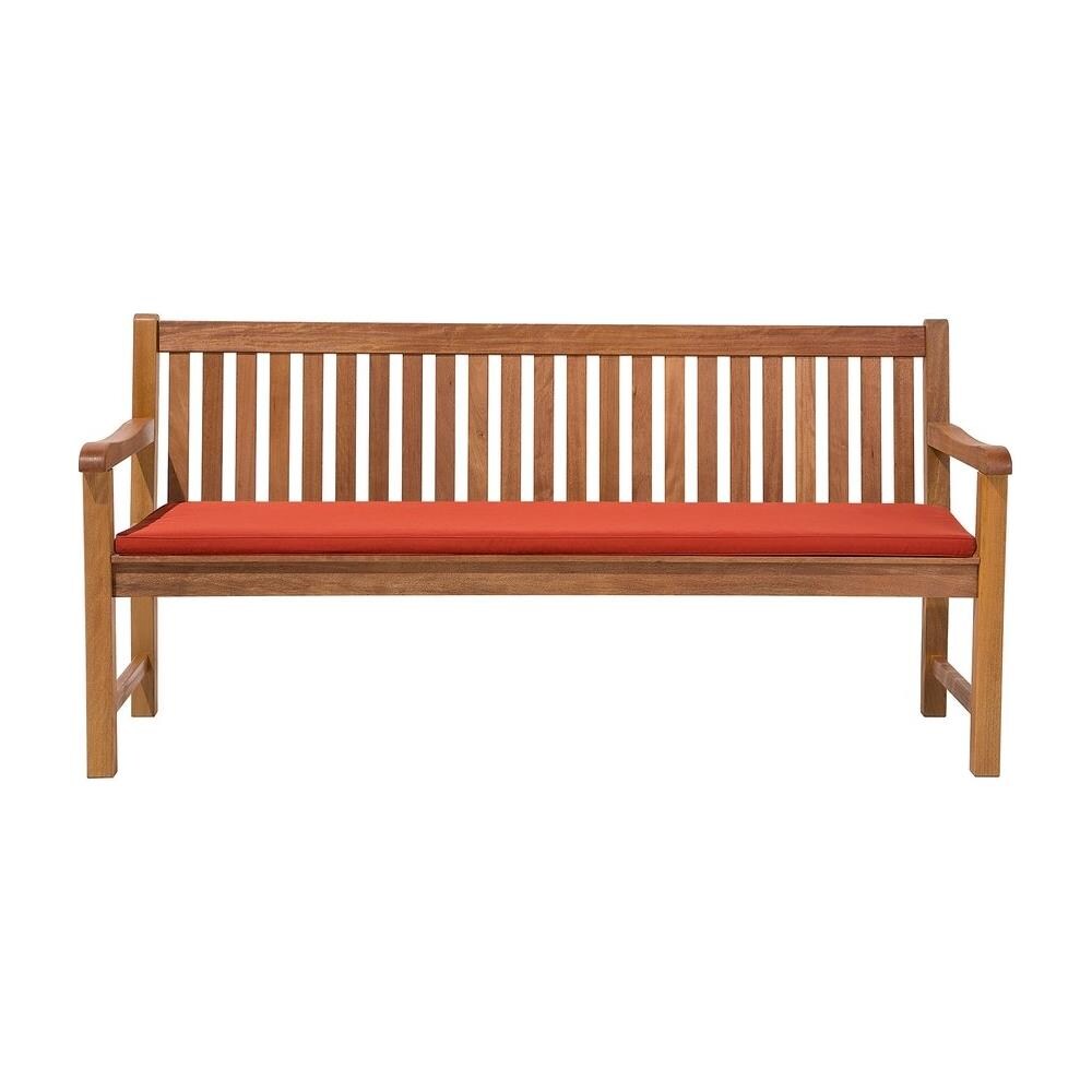 Panchina In Legno 180cm Con Cuscino Terracotta Java - Foto 1