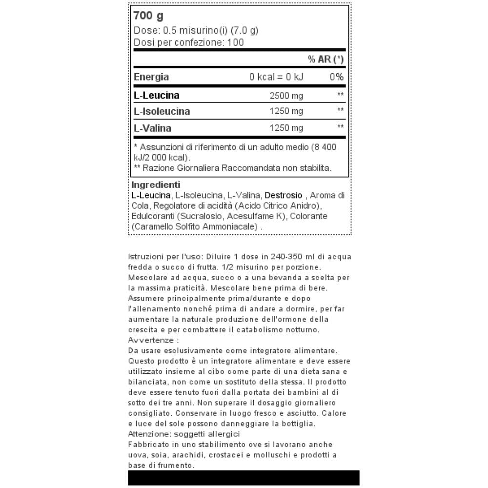 Bcaa Xpress 1.54 Lbs (700g) - - Bcaa, Amminoacidi - Cola - Lime - Foto 2