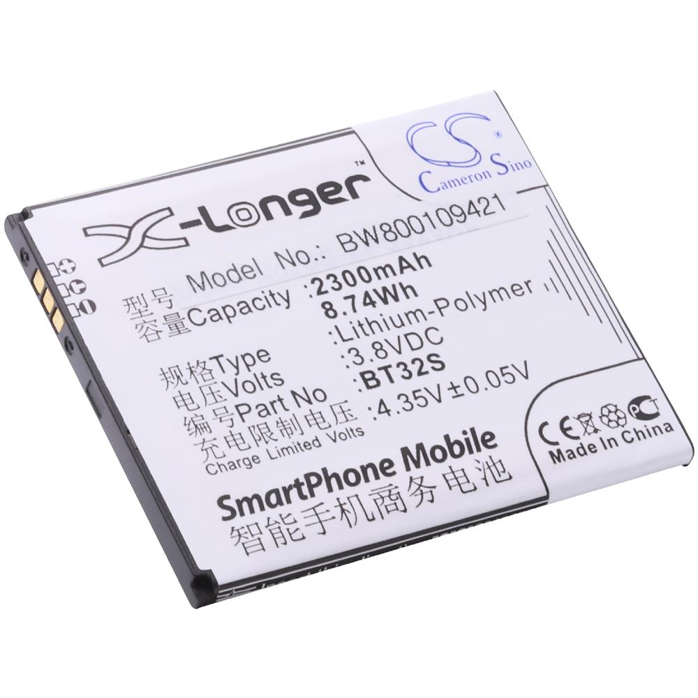 Li-polymer Batteria 2300mah (3.8v) Per Cellulari E Smartphone Zopo Zp320 Sostituisce Bt32s. - Foto 2